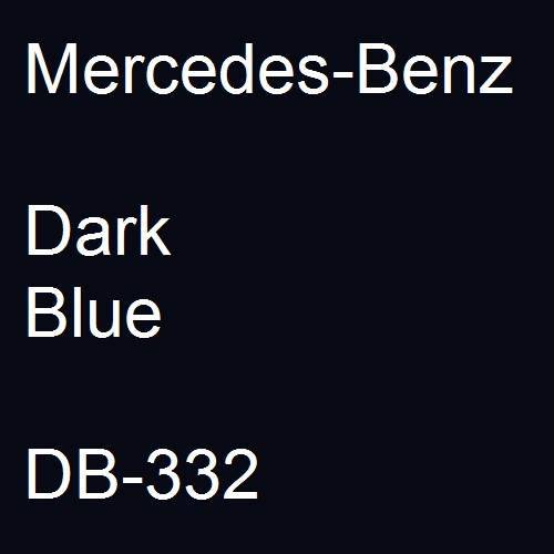 Mercedes-Benz, Dark Blue, DB-332.